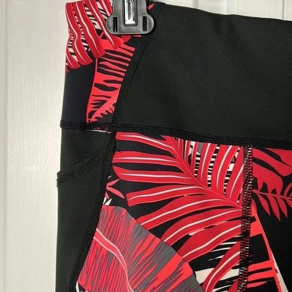 TAIL Hi Rise wide band women leggings with side inserts pockets color  tropics - Picture 4 of 16
